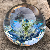 Nigella Flower Resin Paperweight thumbnail