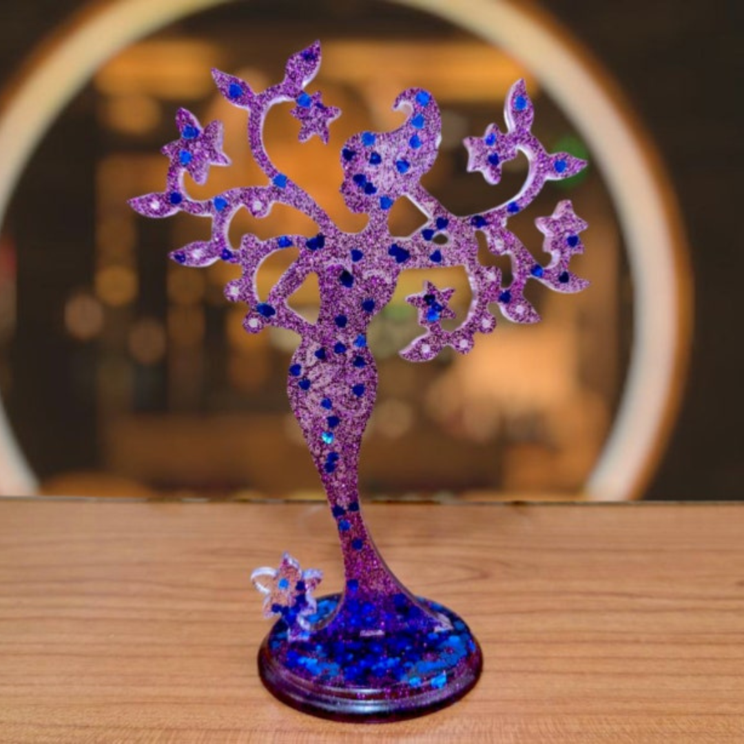 Moonlit Fairy Epoxy Jewelry Stand