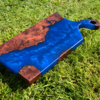 Deep Blue Sea Resin Cutting Board thumbnail