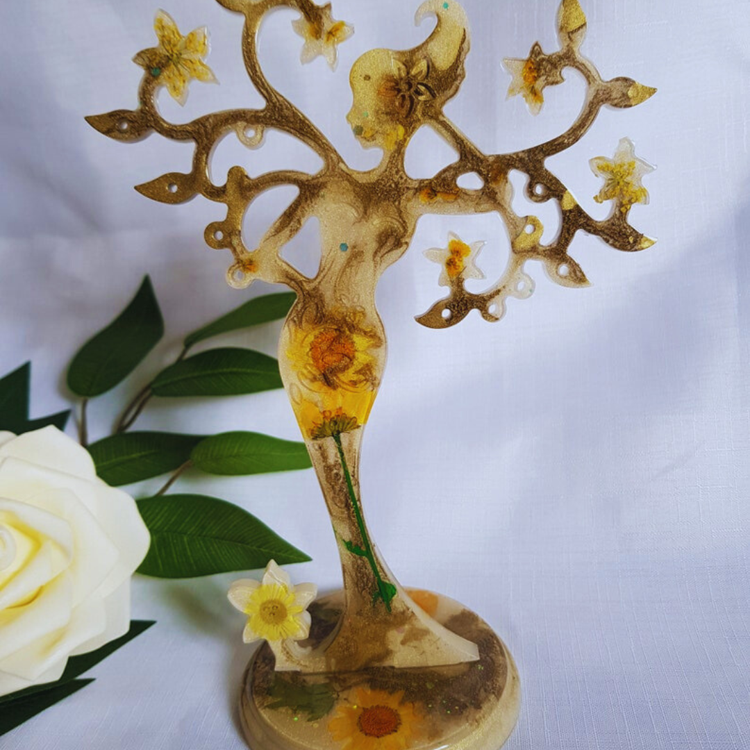 Starlit Fairy Resin Jewelry Stand