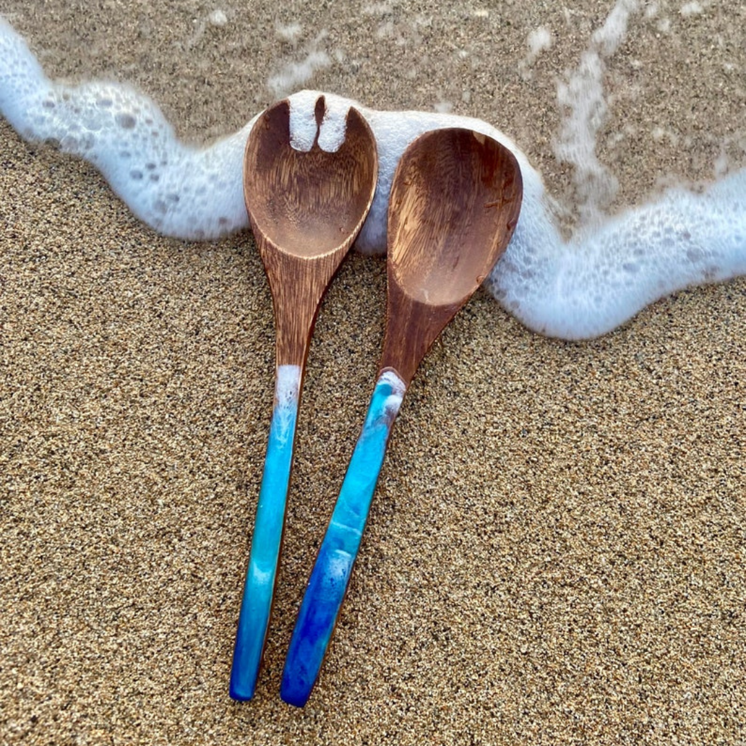 Ocean Epoxy Resin Spoons