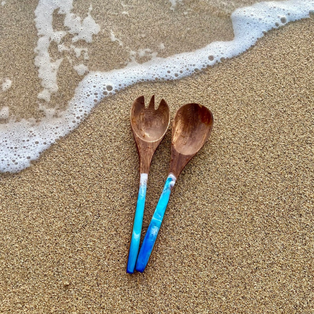 Ocean Epoxy Resin Spoons
