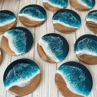 Epoxy Resin Ocean Coaster décor set thumbnail