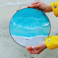 Ocean Glow Epoxy Wall Hangings thumbnail