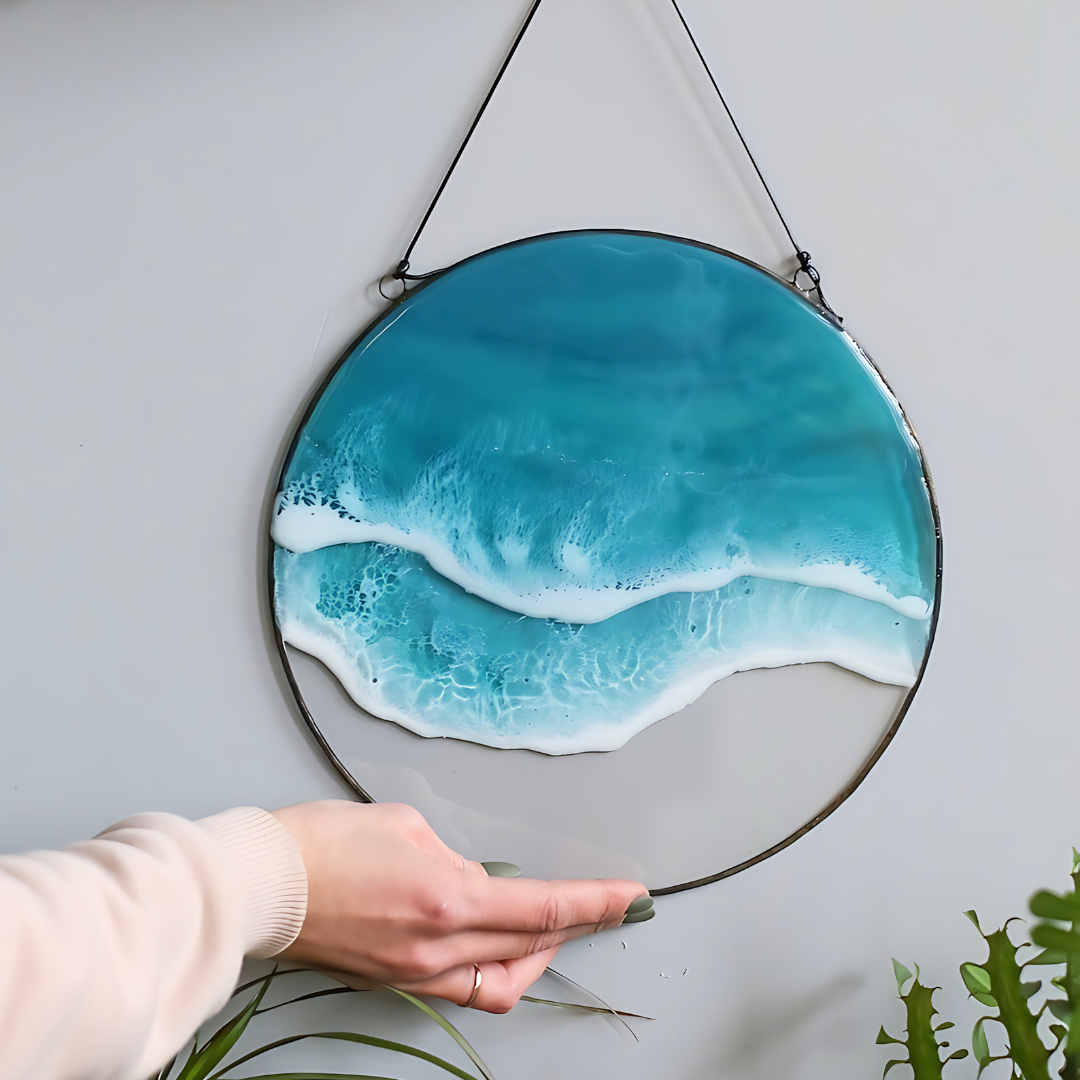 Ocean Glow Epoxy Wall Hangings