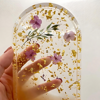 Unique Rustic Epoxy Jewelry Dish thumbnail