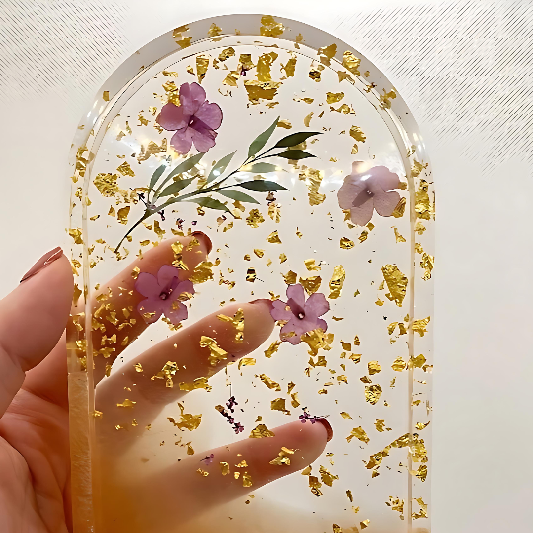 Unique Rustic Epoxy Jewelry Dish