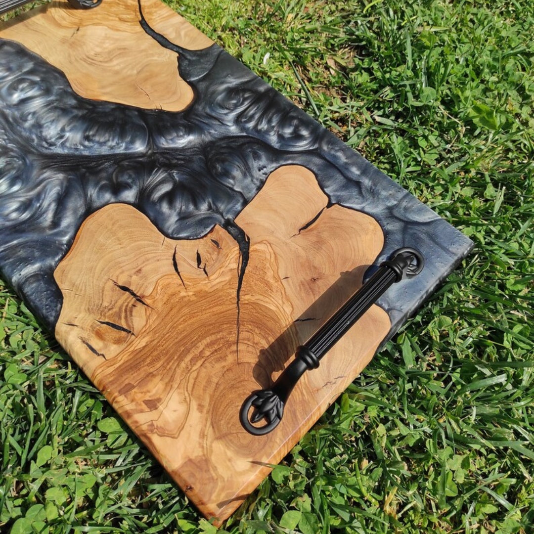 Epoxy Wooden serving Trays
