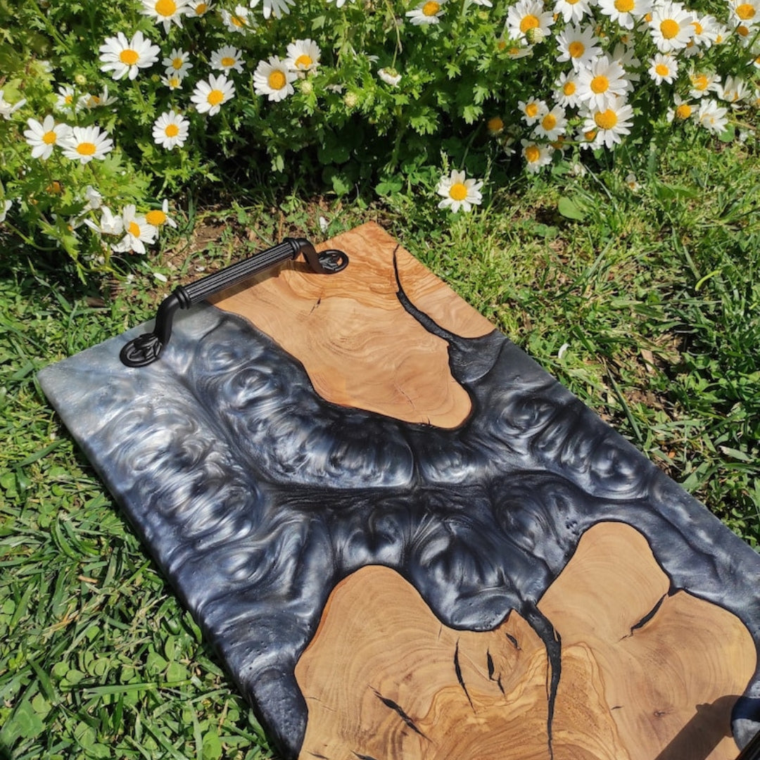 Epoxy Wooden serving Trays