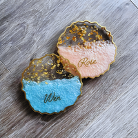 Handmade Custom Epoxy Resin Coaster thumbnail