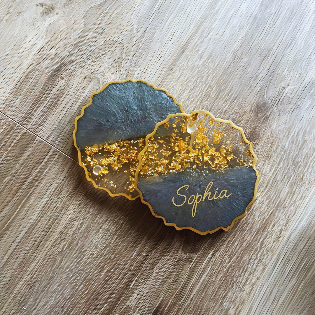 Handmade Custom Epoxy Resin Coaster