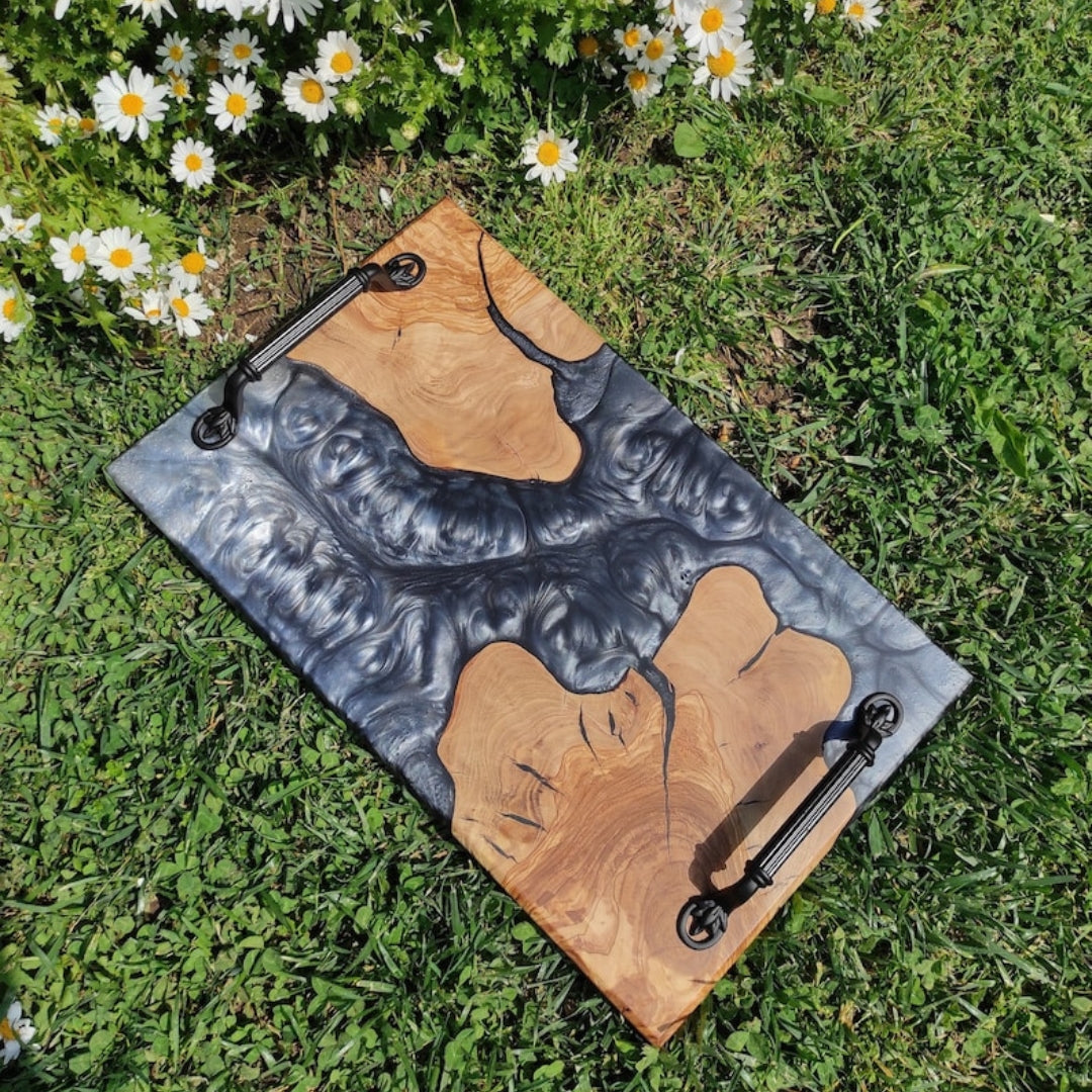 Epoxy Wooden serving Trays