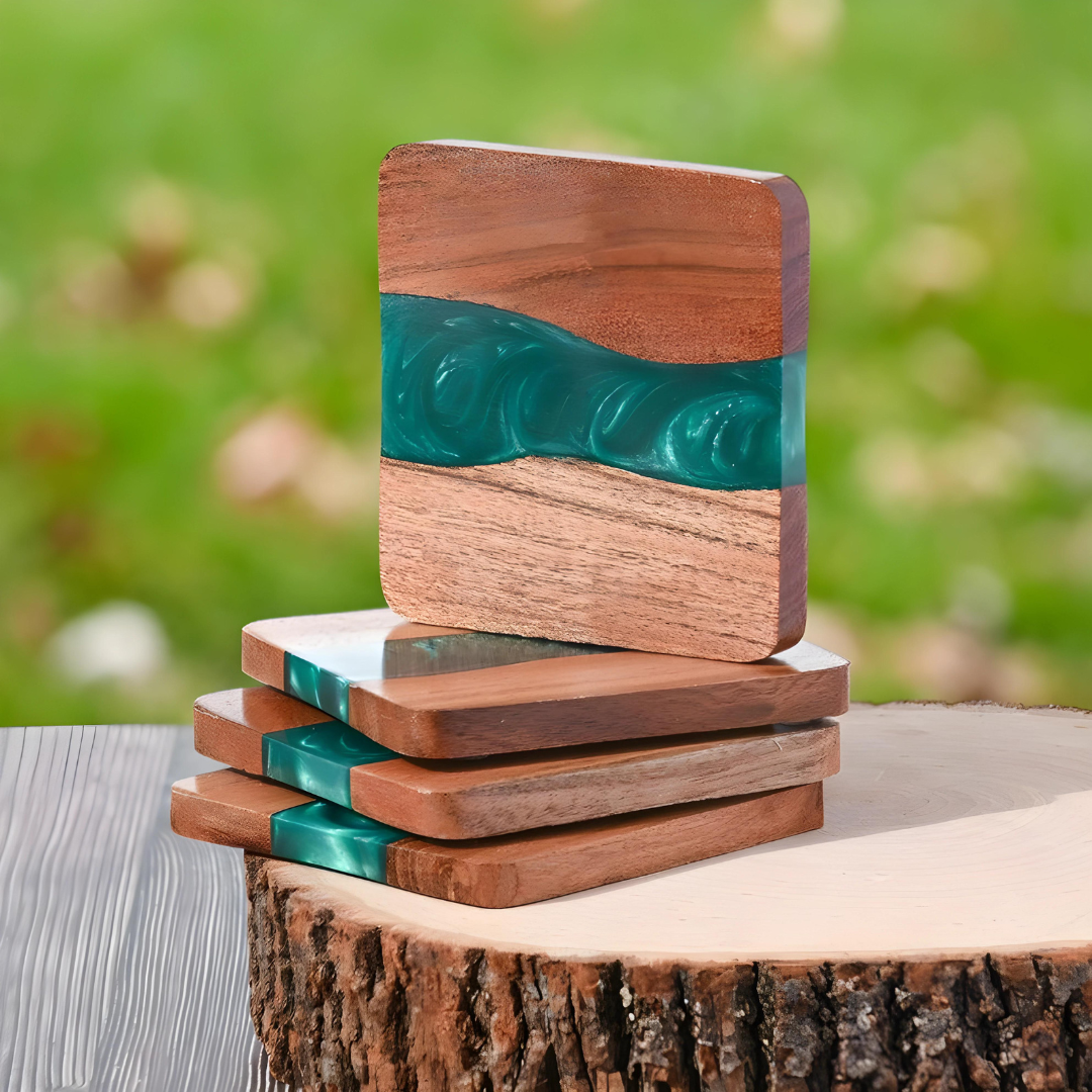 Square Epoxy Coasters