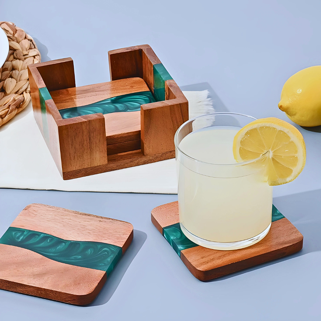Square Epoxy Coasters