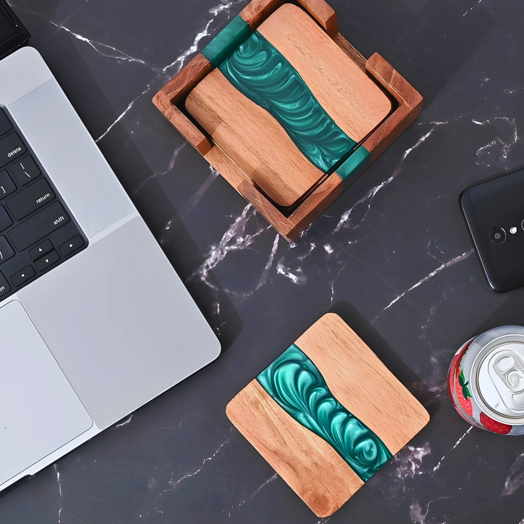 Square Epoxy Coasters