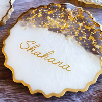 Handmade Custom Epoxy Resin Coaster thumbnail
