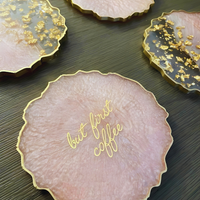 Handmade Custom Epoxy Resin Coaster thumbnail