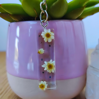 Floral Fusion Resin Key Rings thumbnail