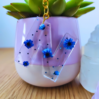 Floral Fusion Resin Key Rings thumbnail