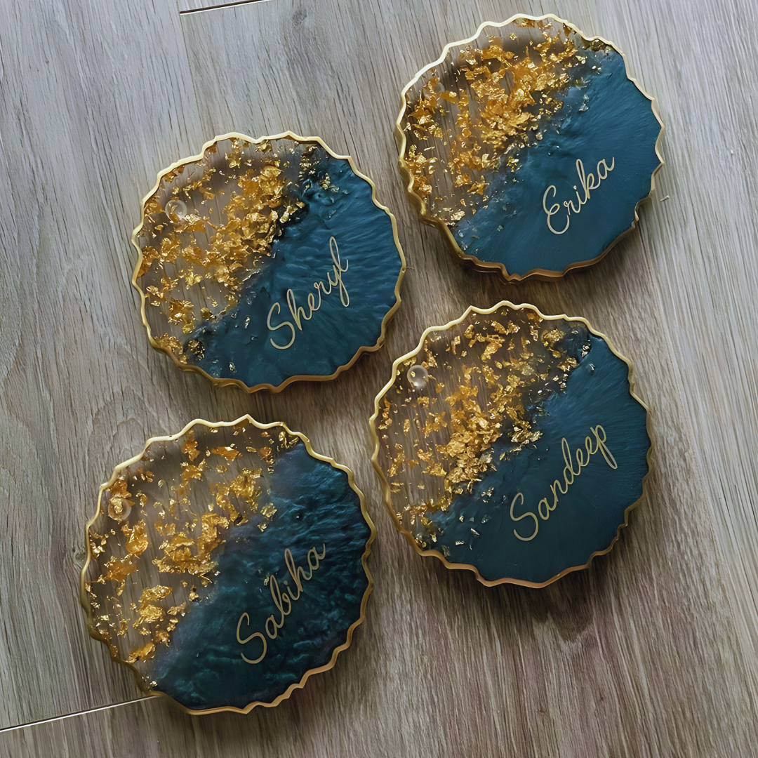 Handmade Custom Epoxy Resin Coaster