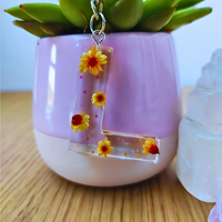 Floral Fusion Resin Key Rings thumbnail