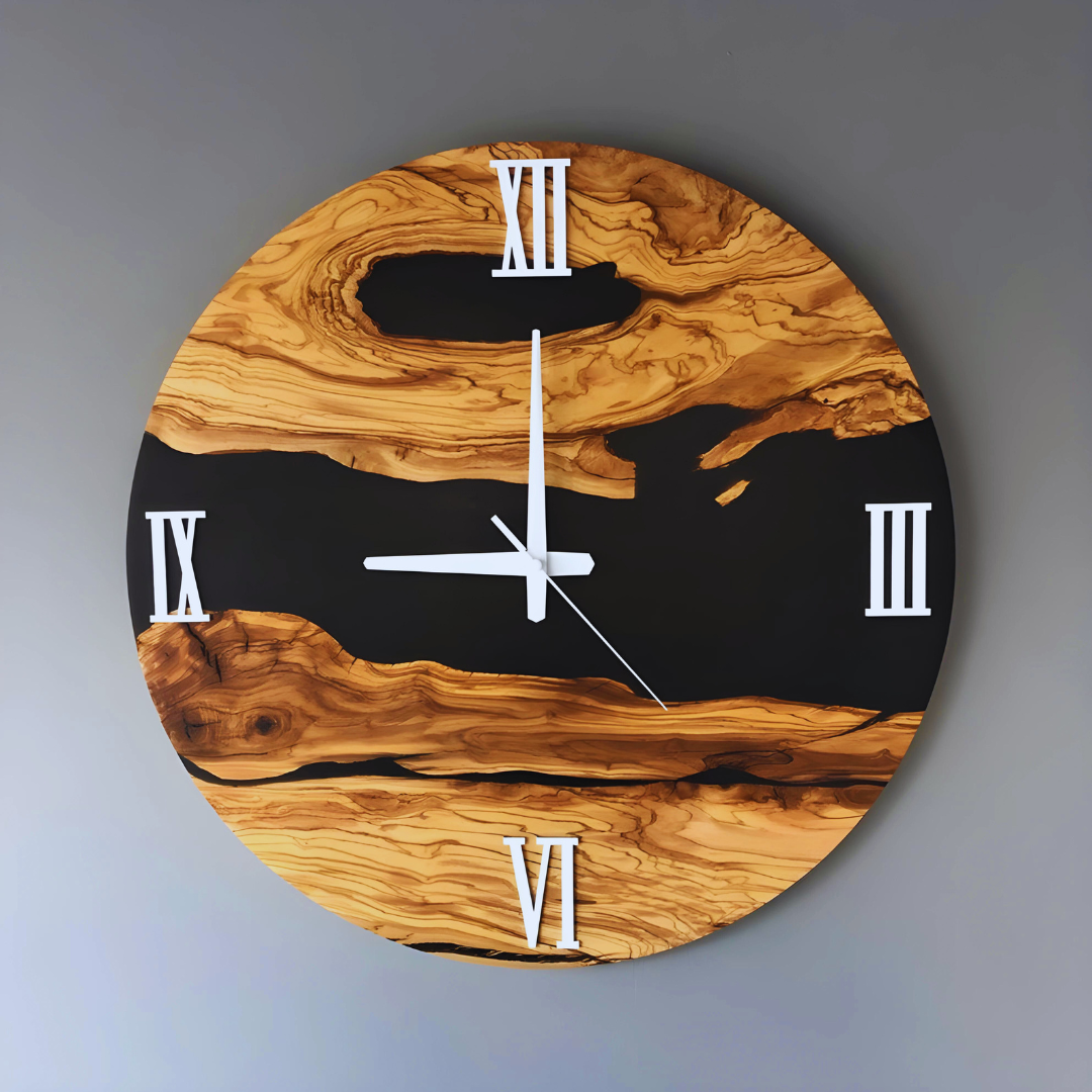 Multi Color Epoxy Clocks