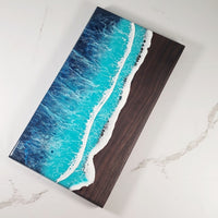 Ocean Wave Walnut Epoxy Charcuterie Board thumbnail