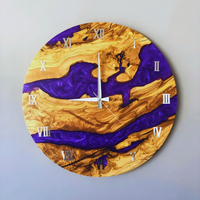 Multi Color Epoxy Clocks thumbnail