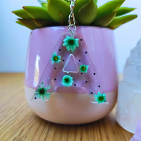 Floral Fusion Resin Key Rings thumbnail