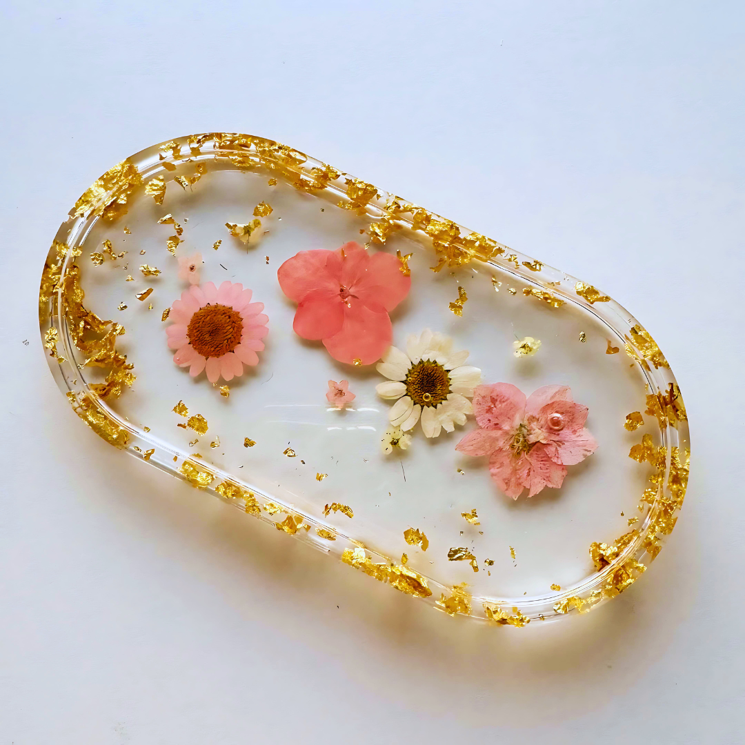 Enchanted Garden Epoxy Tray