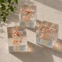Pink Mini Daisy Epoxy Paper Weight thumbnail