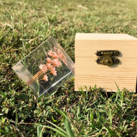Pink Mini Daisy Epoxy Paper Weight thumbnail