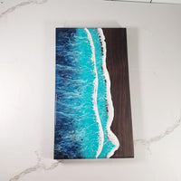 Ocean Wave Walnut Epoxy Charcuterie Board thumbnail