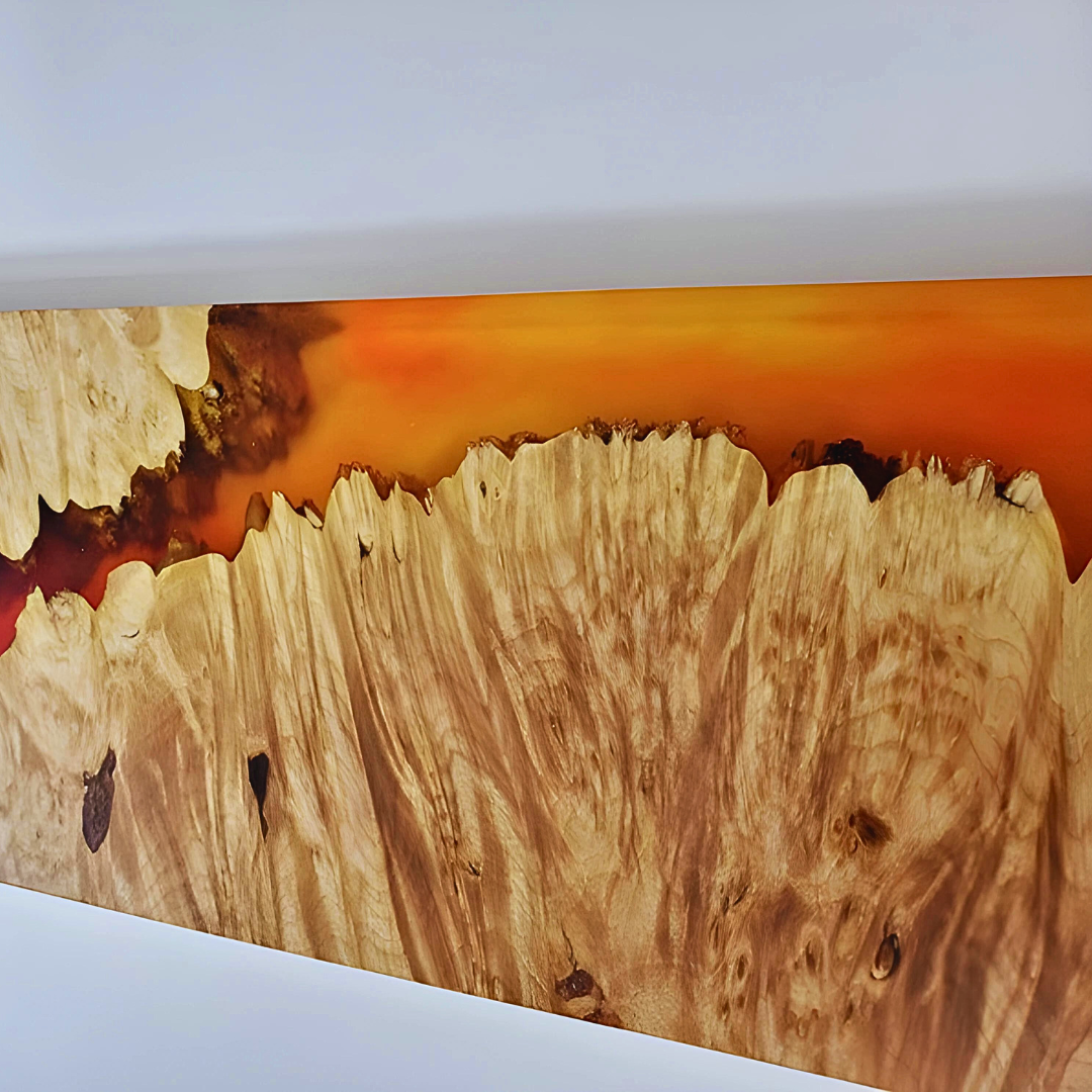 Flaming Epoxy Knife Holder