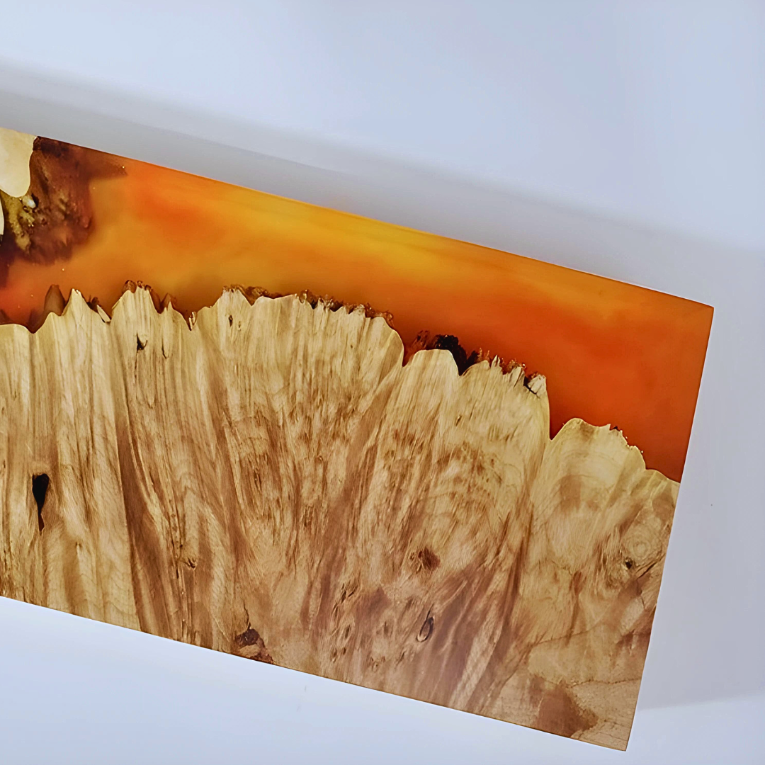 Flaming Epoxy Knife Holder