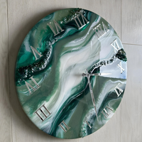 Handmade Epoxy clock for Home Décor thumbnail