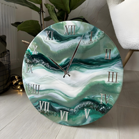 Handmade Epoxy clock for Home Décor thumbnail