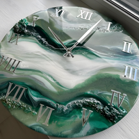 Handmade Epoxy clock for Home Décor thumbnail