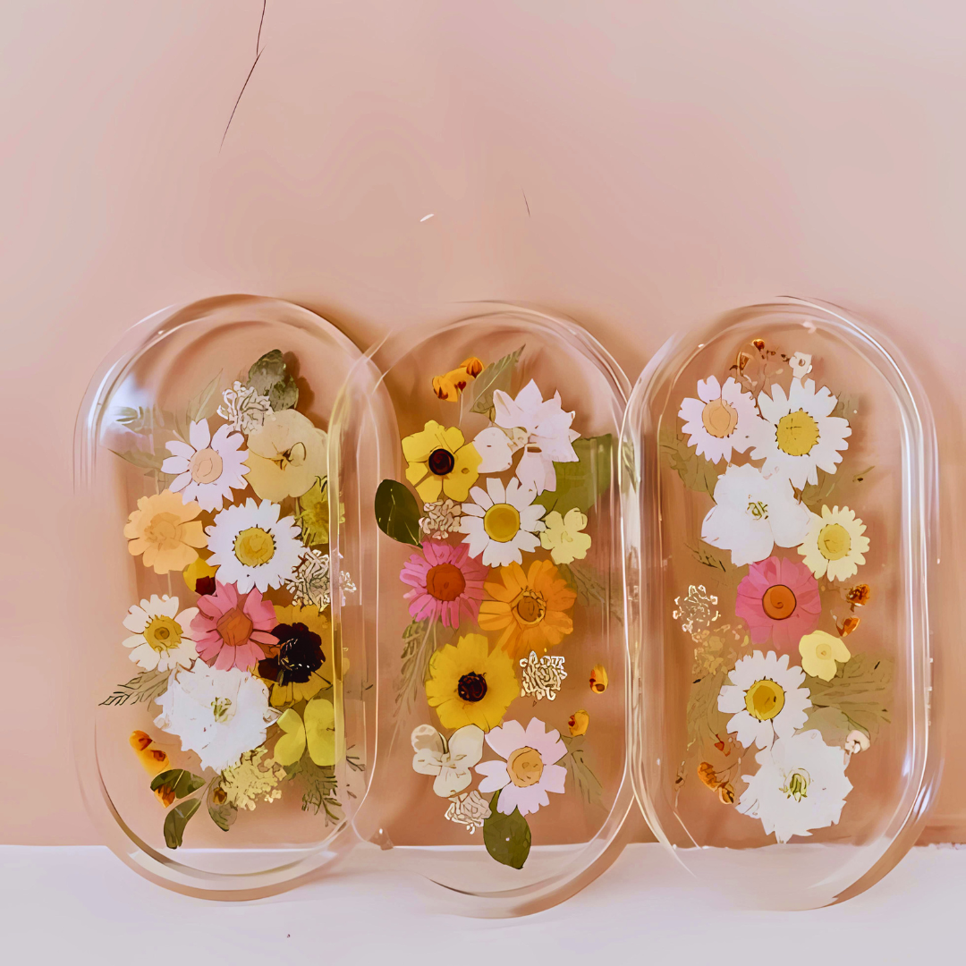 Enchanted Garden Epoxy Tray
