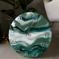 Handmade Epoxy clock for Home Décor thumbnail