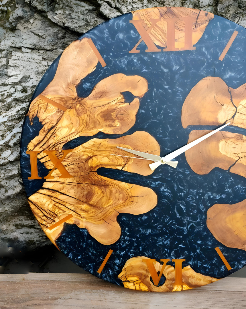 Colorful Epoxy Clocks