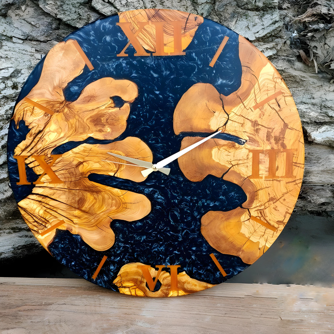 Colorful Epoxy Clocks