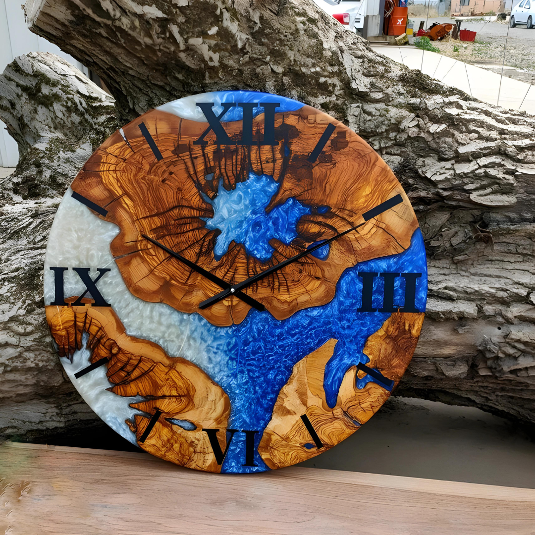 Colorful Epoxy Clocks