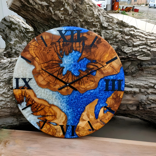 Colorful Epoxy Clocks
