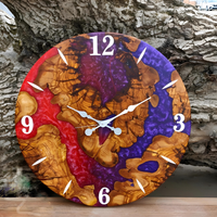 Colorful Epoxy Clocks thumbnail