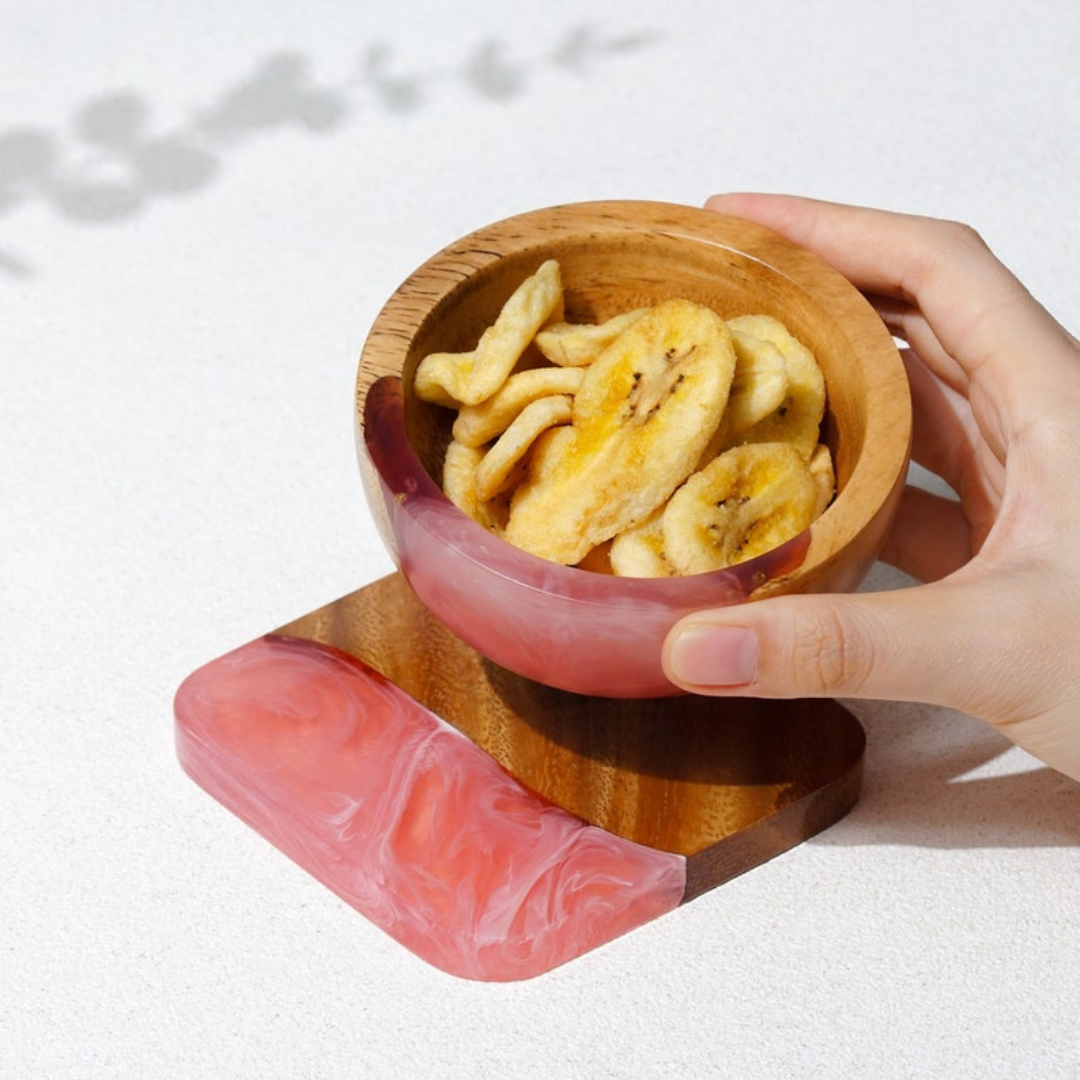 Multi Color Epoxy Dip Bowls
