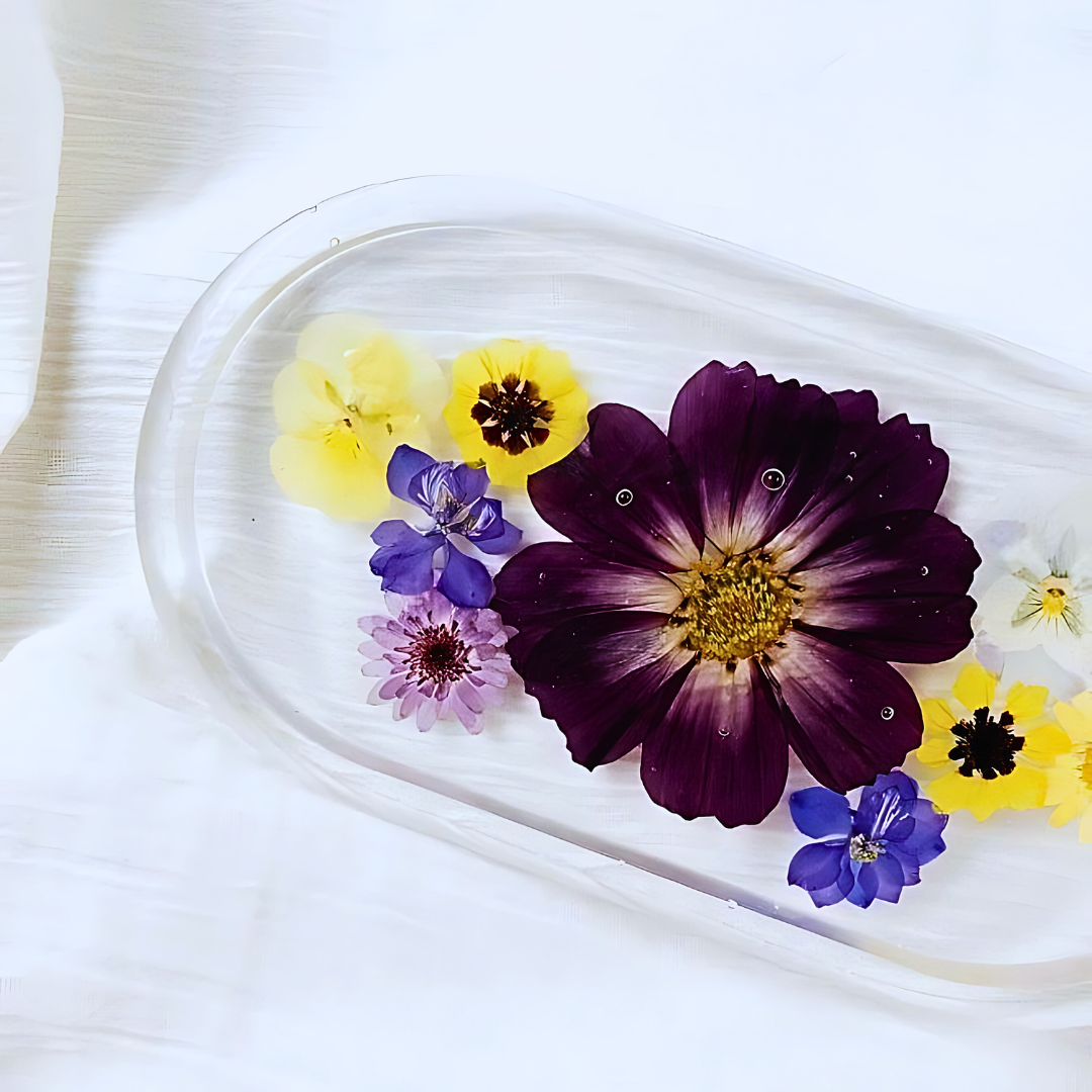 Enchanted Garden Epoxy Tray