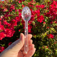 Epoxy Resin Snowflake Spoons thumbnail