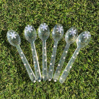 Epoxy Resin Snowflake Spoons thumbnail