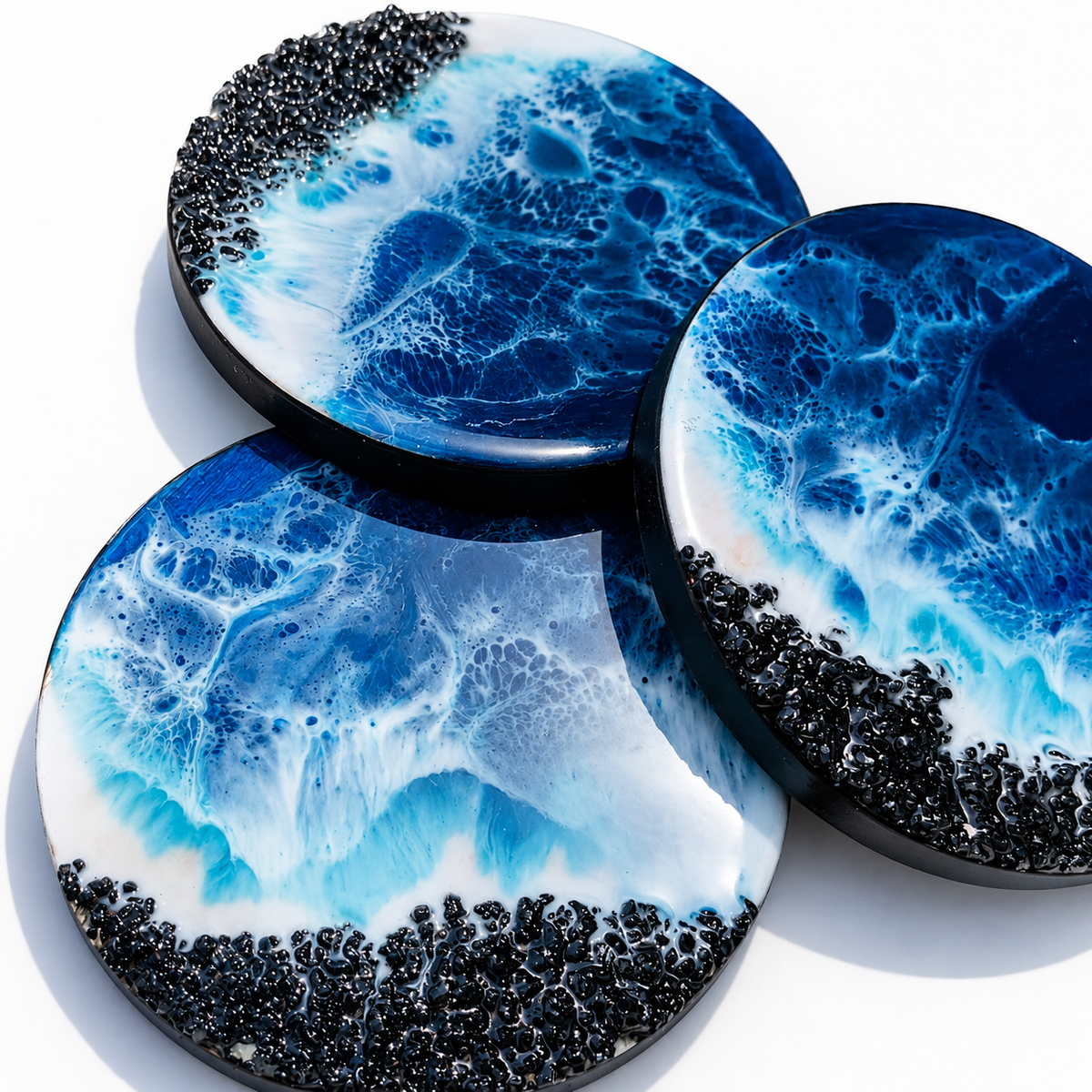 Beach Theme Epoxy Resin Coaster